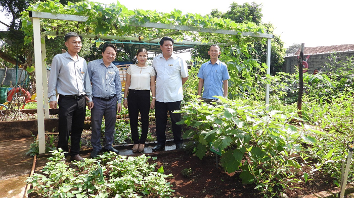 Mầm non Hoa Hướng Dương xã Ea H’leo xây dựng trường học thân thiện